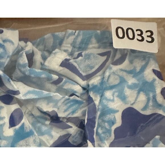 Hula Bay Womens Hawaiian M Blue Floral Dress Swim Cover Up - Picture 6 of 6